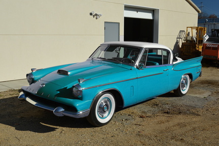 Turquoise Packard Hawk resize