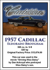 1957 Cadillac Eldorado Brougham Trading Card