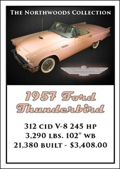 1957 Thunderbird Trading Card