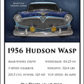 KS 1503-010 1956 Hudson Wasp Trading Card